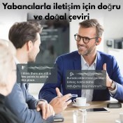 Resim Lingvo Simultane Tercüme Çeviri Kulaklığı 150 Dil Desteği - Doğal Çift Yönlü Sohbet 