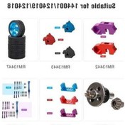 Resim Zyzqstore Alüminyum Pazly Wltoys Servo Rc Montaj Aparatı Geeroyoo Araçlar Mavi/kırmızı/mor 1/14 1/12 