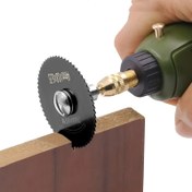 Resim Ahşap, Plastik & Metal için 6 Parça Yüksek Hızlı Çelik Mini Testere Bıçağı Seti - Mandrel Dahil Dayanıklı Paslanmaz Çelik 