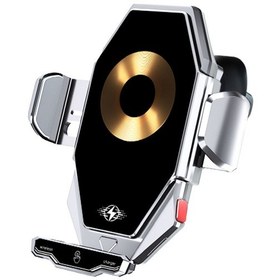 Resim Butu T7 15w Kablosuz Araç Şarj Cihazı Gümüş 