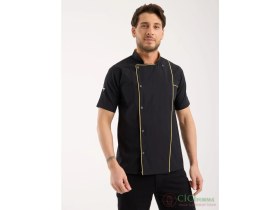 Resim Siyah Renk Aşçı Forması Üst 