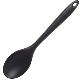 Resim Özbience 5 Parça Silikon Mutfak Seti, Yanmaz ve Yapışmaz, Siyah 