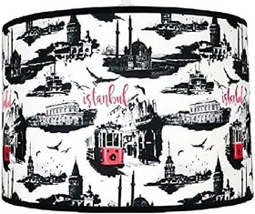 Resim Silindir Kumaş Sarkıt Avize-İstanbul 