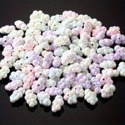 Resim 10 adet 18x25mm Tatlı Renkli Bulut Akrilik Gevşek Aralık Boncuk Takı Yapımı DIY Özel Kolye Bileklik El Yapımı El Sanatları Malzemeleri 