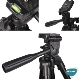 Resim Microsonic 3120A 102CM Professional Kamera Tripodu 
