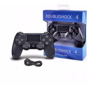 Resim Ps4 Siyah Doubleshock Wireless Gamepad Joystick Kablosuz Ps4 Oyun Kolu 