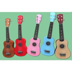 Resim Xu2101-4 Telli Ukulele Kırmızı 