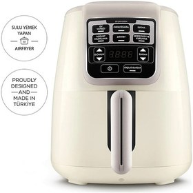 Resim Karaca Air Pro Cook XL 2 in 1 Konuşan Airfryer Fritöz 4 Kişilik 