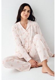 Resim Pierre Cardin Kadın Pembe Gömlek Pijama Pc9064-s-v1 Pembe 