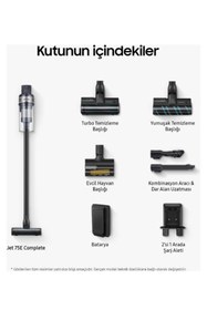 Resim Samsung Jet 75E Digital Inverter Motor, Li-ion Batarya, Jet Siklon Teknolojisi Dikey Şarjlı Süpürge 
