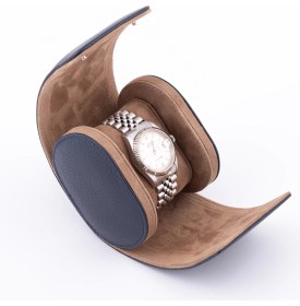Resim Onywatch Doğal Deri Tekli Saat Kutusu Saat Rollu Watch Box Saat Saklama Kutusu Saat Koleksiyon Kutusu Saat Kutuları 