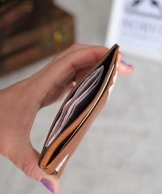 Resim Norvi Leather Hakiki Deri Kartlık Kimlik Bölmeli Taba Taba 