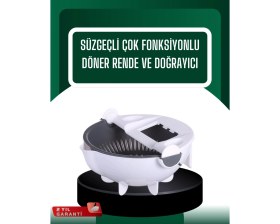 Resim Marsilyan Çok Amaçlı Hazneli Sebze Rende Doğrayıcı ve Soyucu 