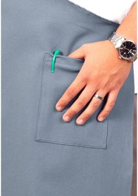 Resim Mutfak Önlüğü Kişiye Ve İsme Özel Nakışlı Mutfak Önlüğü Şef 2 Farklı Renkler Mavi 