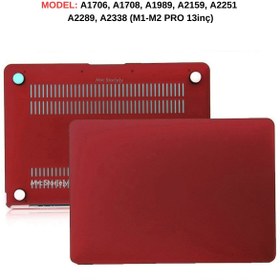 Resim Mcstorey Macbook Pro M1-m2 Kılıf 13inç A1706 A1708 A1989 A2159 A2251 A2289 A2338 Ile Uyumlu Mat 