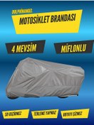 Resim Dolphinangel Honda Nx 250 Motor Çadırı Miflonlu Premium 4 Mevsim Koruma Gri 