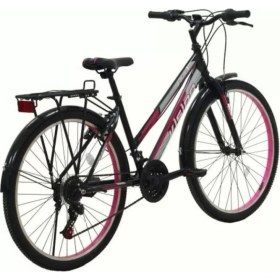 Resim Belderia Vision Elegance 26" Jant Sypo Index (3*7) Vites V-Fren Siyah-Pembe Şehir Bisikleti 