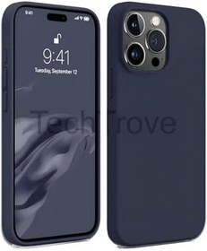 Resim İphone 15 Pro Kılıf Yumuşak Ve Esnek Tpu Silikon Kapak Lacivert 