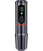 Resim SketchSteam S320 Kablosuz Şarj Edilebilir Pilli Rotary Pen Dövme Makinesi Siyah 