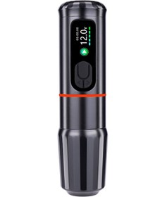 Resim SketchSteam S320 Kablosuz Şarj Edilebilir Pilli Rotary Pen Dövme Makinesi Siyah 