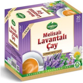 Resim Mindivan Melisalı Lavantalı Karışık Bitki Süzen Poşet Çay 30'lu 