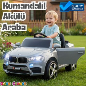 Resim Blade GT Gri Uzaktan Kumandalı 4X2 12 Volt Akülü Araba - RC BMW Akülü Araba 