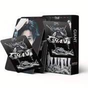 Resim 55 adet Kore Dalga Serseri Dev Erkek Orkestrası Destek LOMO Kartı KPOP Erkek Grup Koleksiyonu Kartpostalları 