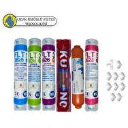 Resim Pemax Water Solutions Kapalı Kasa Su Arıtma Cihazları Sertifikalı 6lı Orijinal LGKuno Mebran Tatlandırıcı-Mineral Set 