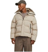 Resim Jack Jones Jcolpha Puffer Sn Erkek Günlük Mont 12261971-crockery Krem 12261971-crockery Krem 