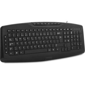 Resim Everest Kb-920 Siyah Usb Full Boy Q Ofis 14 Multimedia Tuşlu Klavye 