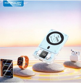 Resim Konfulon M25w 10.000 Mah 20w Pd Magsafe Powerbank - Mavi Mavi 