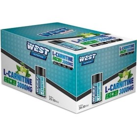 Resim West Nutrition L-Carnitine Shot 3000 Mg 20 Tüp +Hediyeli 