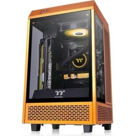 Resim Thermaltake The Tower 100 CA-1R3-00SBWN-00 Mini ITX Oyuncu Kasası Gold 