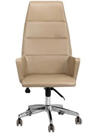 Resim Hunt Mobilya Vaga Krem Deri Ofis Yönetici Koltuğu 