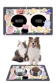 Resim Hype Store Monnhein Hallon Sevimli Canarlar Kedi Köpek Mama ve Su Altlığı Mama Paspası Kedi Köpek Mama Eğitim P 