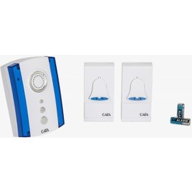 Resim Cata CT-203 Uzaktan Kumandalı Kablosuz Kapı Zili - 1 Zil 2 Buton 