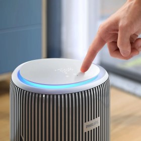 Resim Philips Geniş Alan Etkili 2'si 1 Arada Hava Temizleyici ve Nemlendirici Cihaz Yüksek Çekim Güçlü Aktif Karbon Filtreli Kuruluk ve Alerjen Önleyici 
