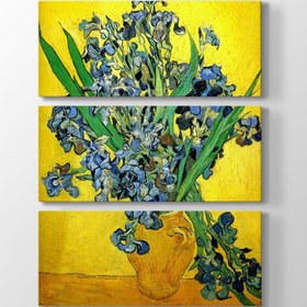 Resim TabloShop Vincent Van Gogh - Les Iris? Tablosu (Model 16) - (ÖLÇÜSÜ 70x96 cm) BS-113__model_16 