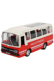 Resim NW NessiWorld Maxx Wheels Sesli ve Işıklı Nostaljik Halk Otobüsü 15 cm/Bay Her Telden/ Bay Her Telden 