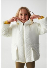Resim Nk Kids Kız Çocuk Çantalı Mont-ekru Ekru 