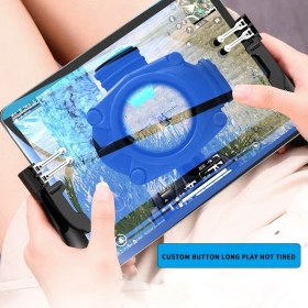 Resim Gorgeous Pubg Denetleyicisi Için Altı Parmak Tetik Gamepad Kavrama Lr Joystick (Yurt Dışından) 