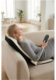 Resim Taşınabilir Masaj Koltuğu - Shiatsu Titreşim Isıtma / Fg-c22 Krem 