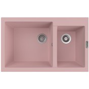 Resim Polex Cristal Lux Granit Eviye P1.75 Pembe 