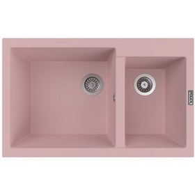 Resim Polex Cristal Lux Granit Eviye P1.75 Pembe 