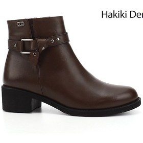 Resim Gönderi R Kadın Kahve Antik Fermuarlı Kalın Topuklu Hakiki Deri Bot Gkzb13453406 Kahve 