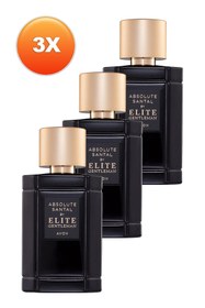 Resim Avon Elite Gentleman Absolute Santal Erkek Parfüm Edt 50 Ml. Üçlü Set 