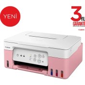 Resim Canon G3430 Wi-Fi + Tarayıcı + Fotokopi Renkli Çok Fonksiyonlu Tanklı Pembe Mürekkep Püskürtmeli Yazıcı (Canon Eurasia Garantili) 