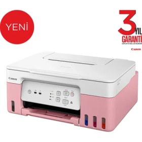 Resim Canon G3430 Wi-Fi + Tarayıcı + Fotokopi Renkli Çok Fonksiyonlu Tanklı Pembe Mürekkep Püskürtmeli Yazıcı (Canon Eurasia Garantili) 