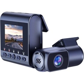 Resim Sjcam M60 Gps 4k Ön-arka Çift Kameralı Cmos Araç Kamerası Siyah 