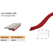 Resim Cnc Tezgah Sıyırıcı Fitil Hareketli Eleman Lastiği Körük Fitili Kırmızı - 25 Metre (338306456) 